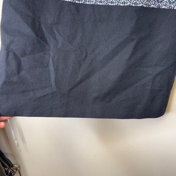 Nicole Bridger Ethically Made Tweed Wool Hemp Blend Color Block Blazer Coat Sz 4 - Picture 9 of 14